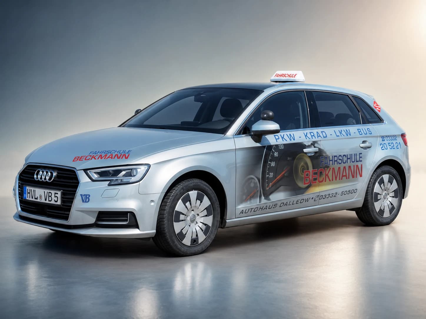 Audi A3 – Schulfahrzeug der Fahrschule Beckmann